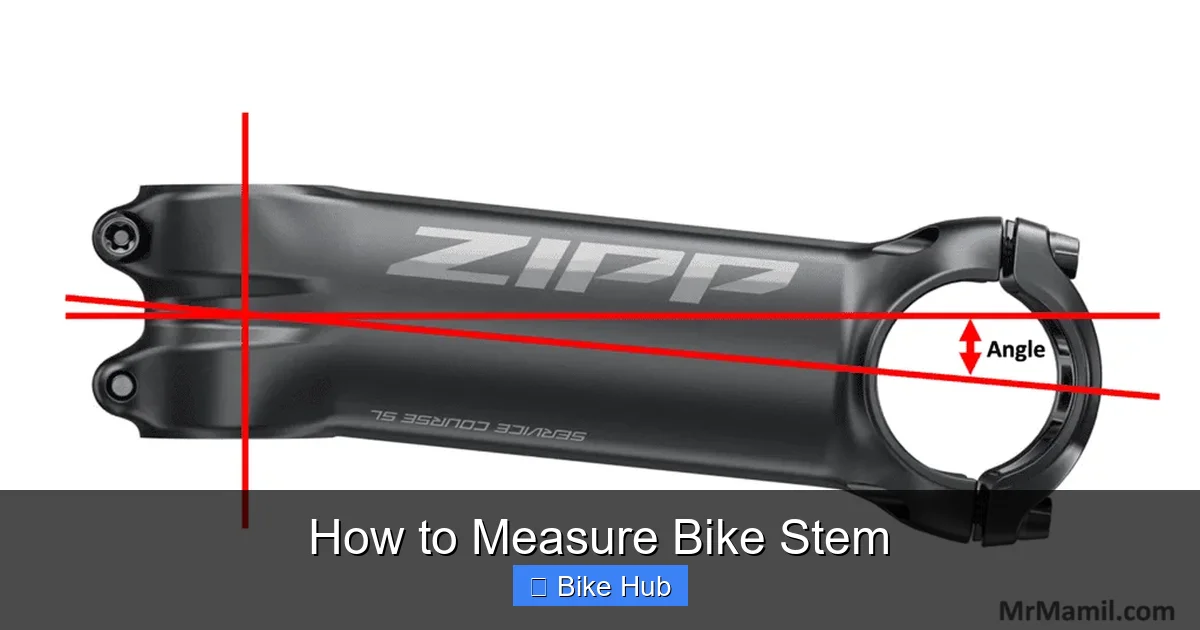 How to Measure Bike Stem