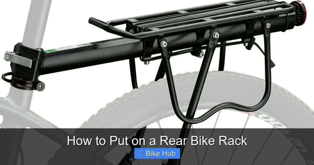 How to Put on a Rear Bike Rack