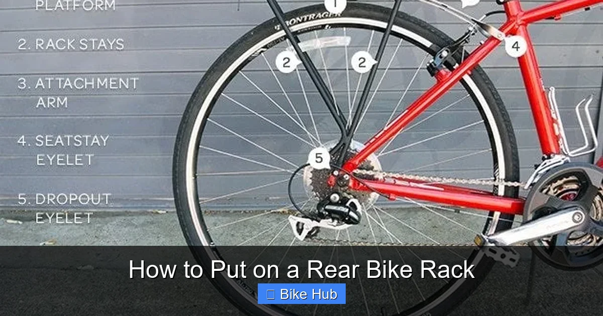 How to Put on a Rear Bike Rack