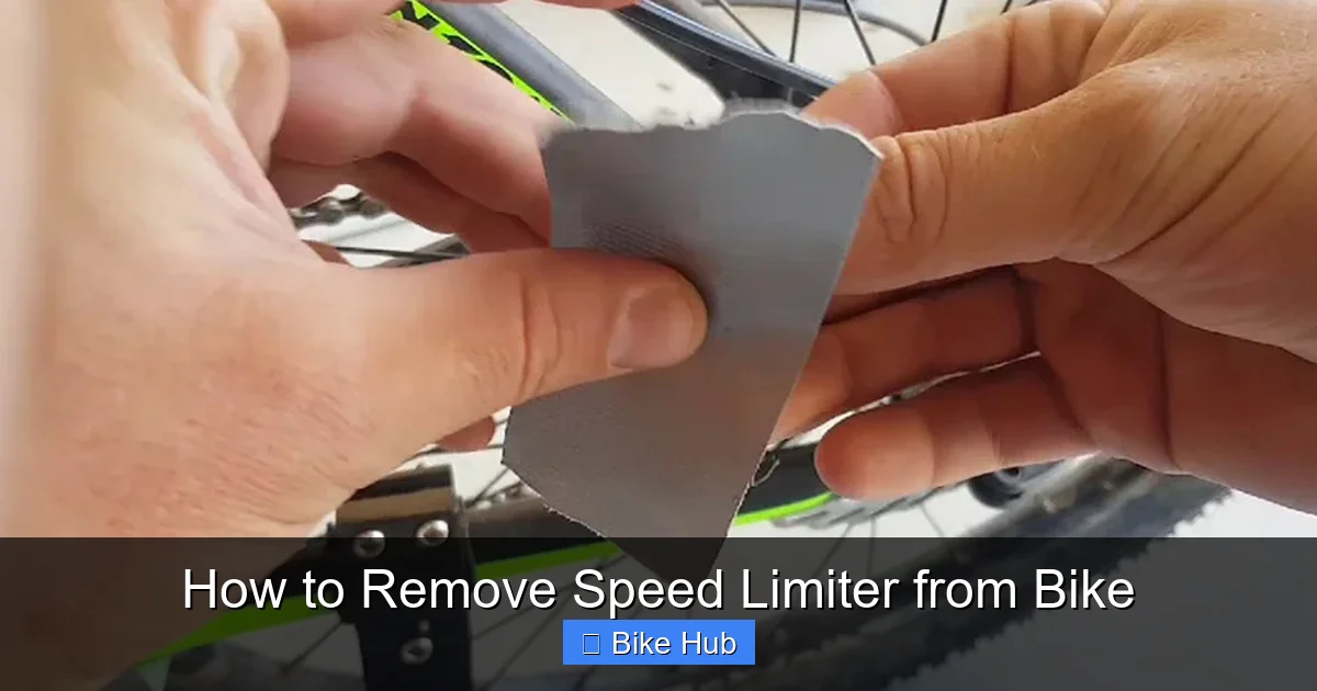 How to Remove Speed Limiter from Bike