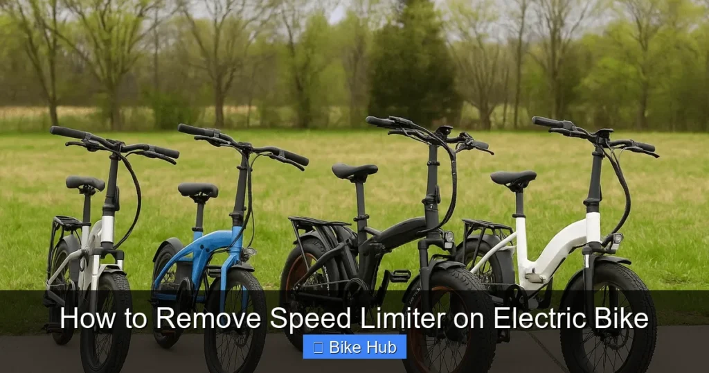 How to Remove Speed Limiter on Electric Bike