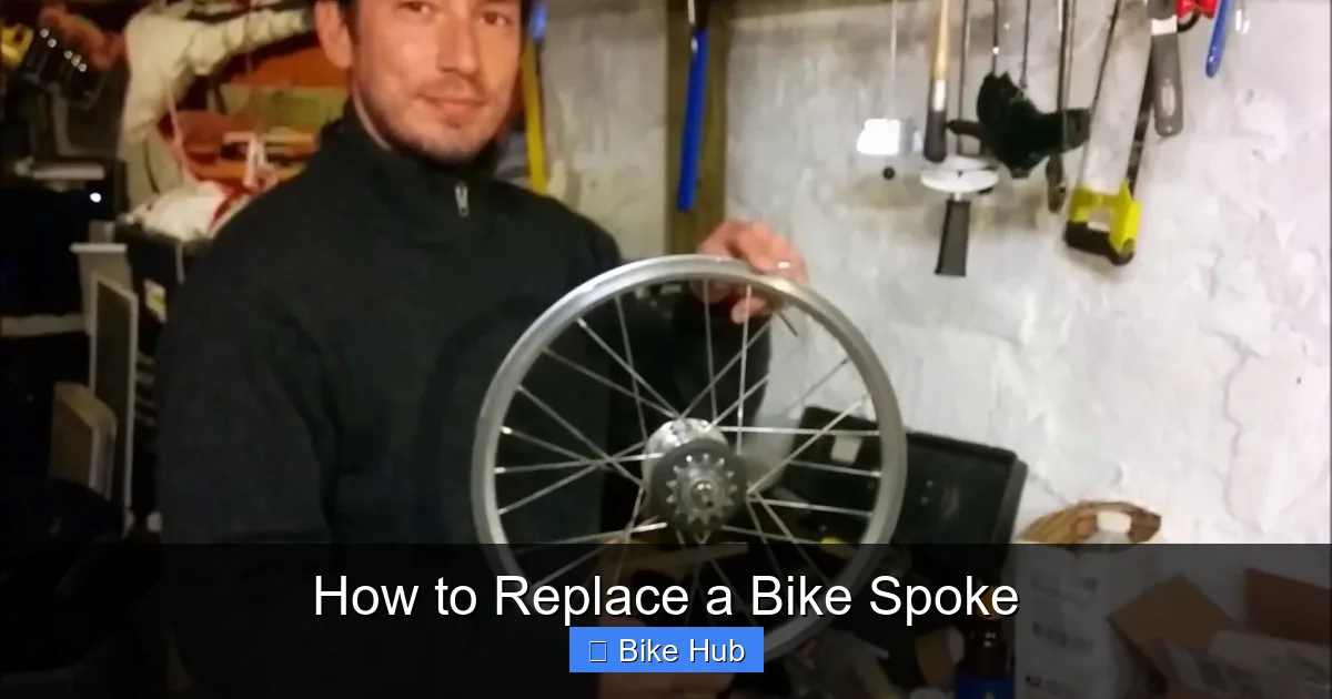 How to Replace a Bike Spoke