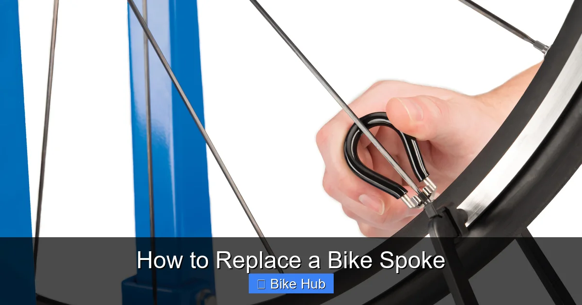 How to Replace a Bike Spoke