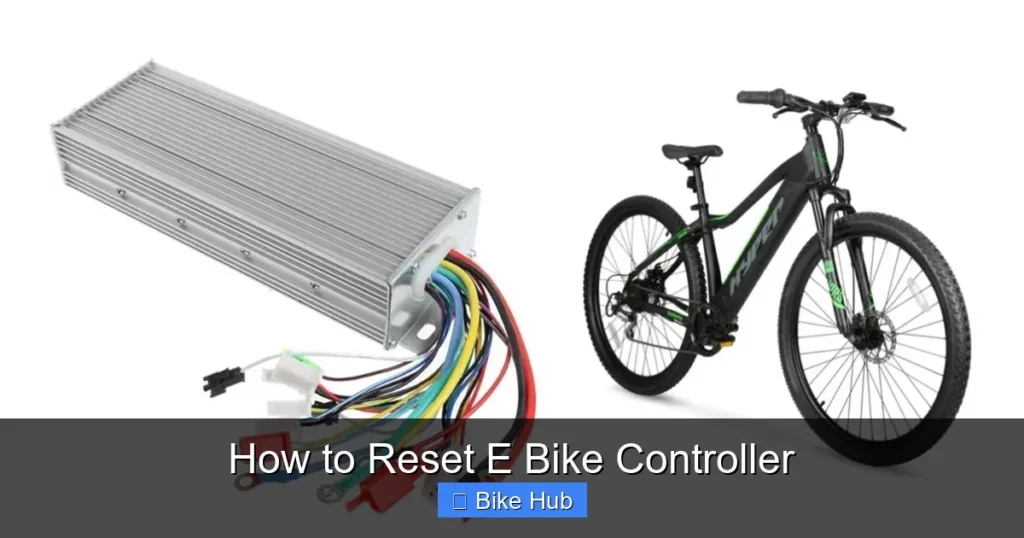 How to Reset E Bike Controller