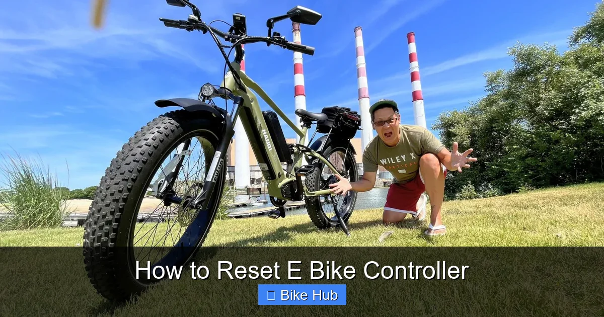 How to Reset E Bike Controller