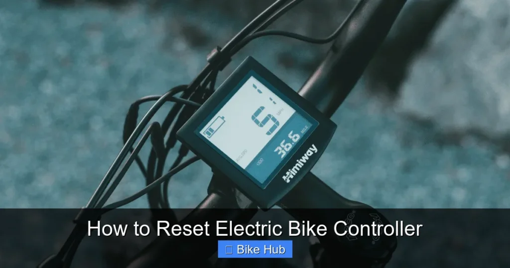 How to Reset Electric Bike Controller