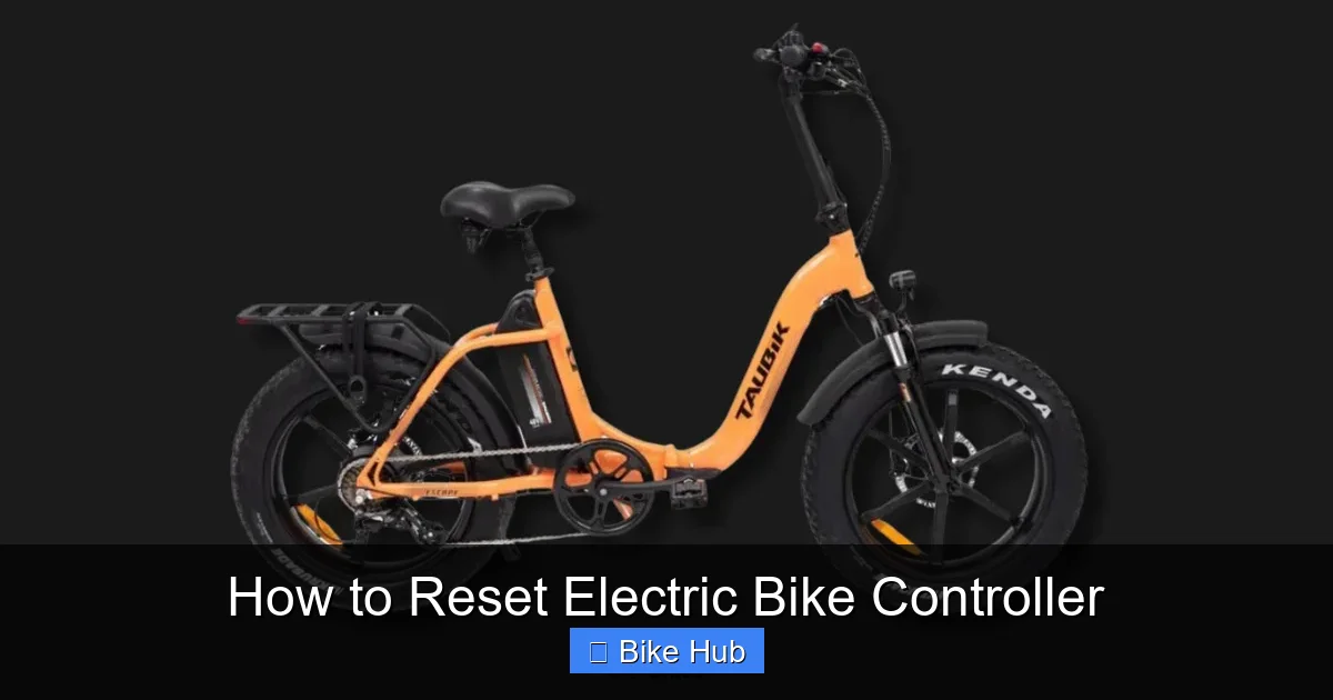 How to Reset Electric Bike Controller