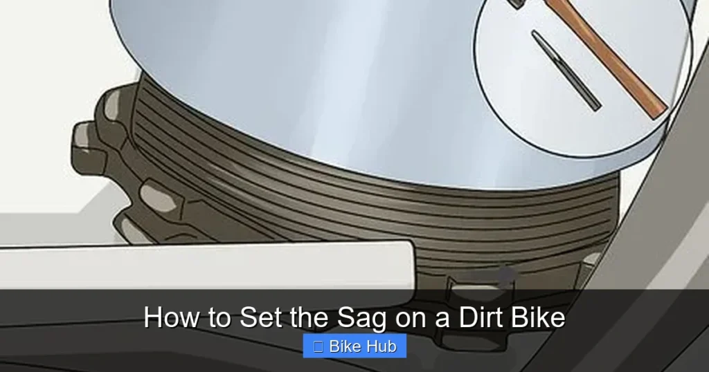 How to Set the Sag on a Dirt Bike