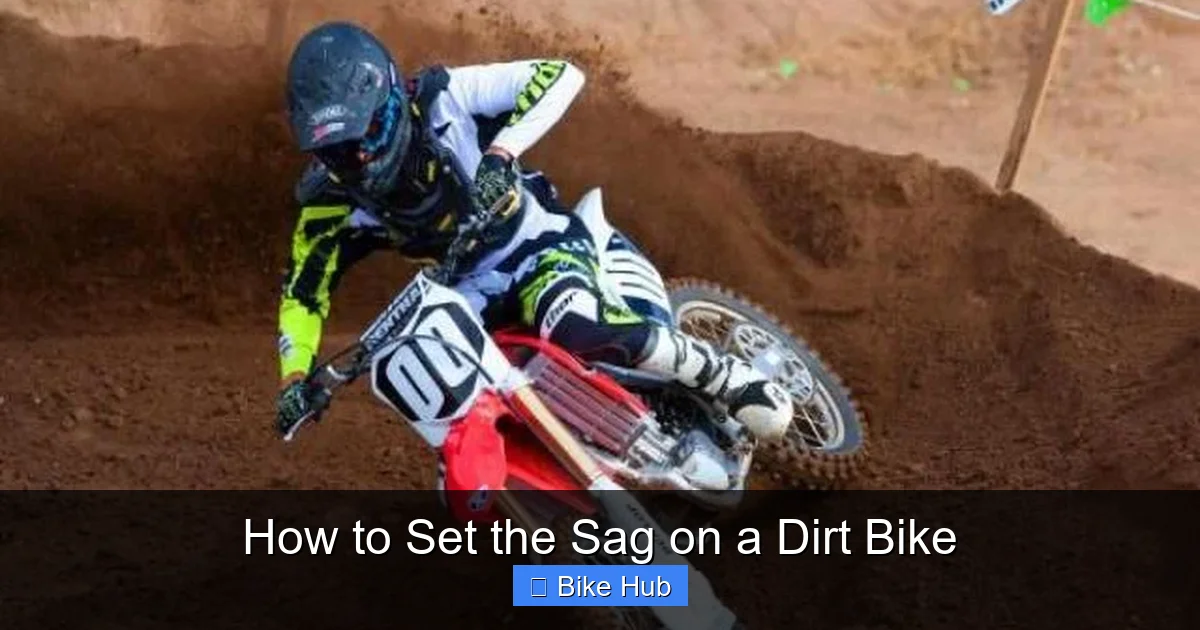 How to Set the Sag on a Dirt Bike