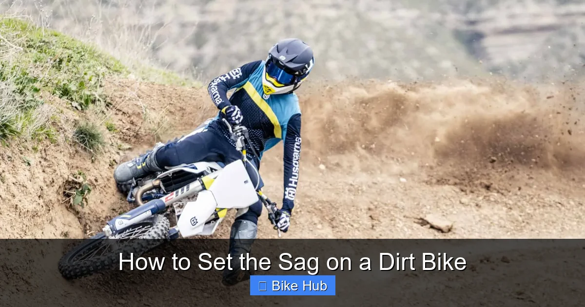 How to Set the Sag on a Dirt Bike