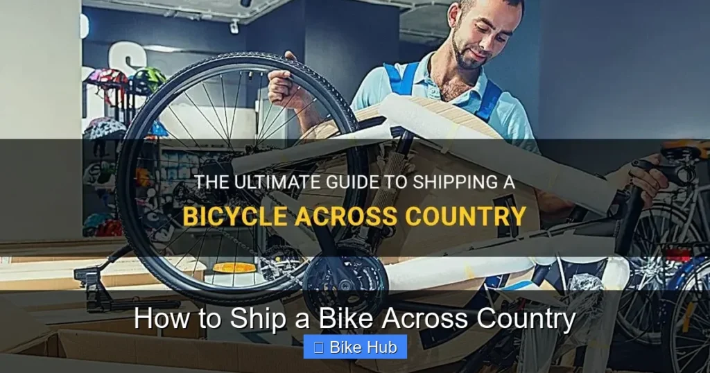 How to Ship a Bike Across Country