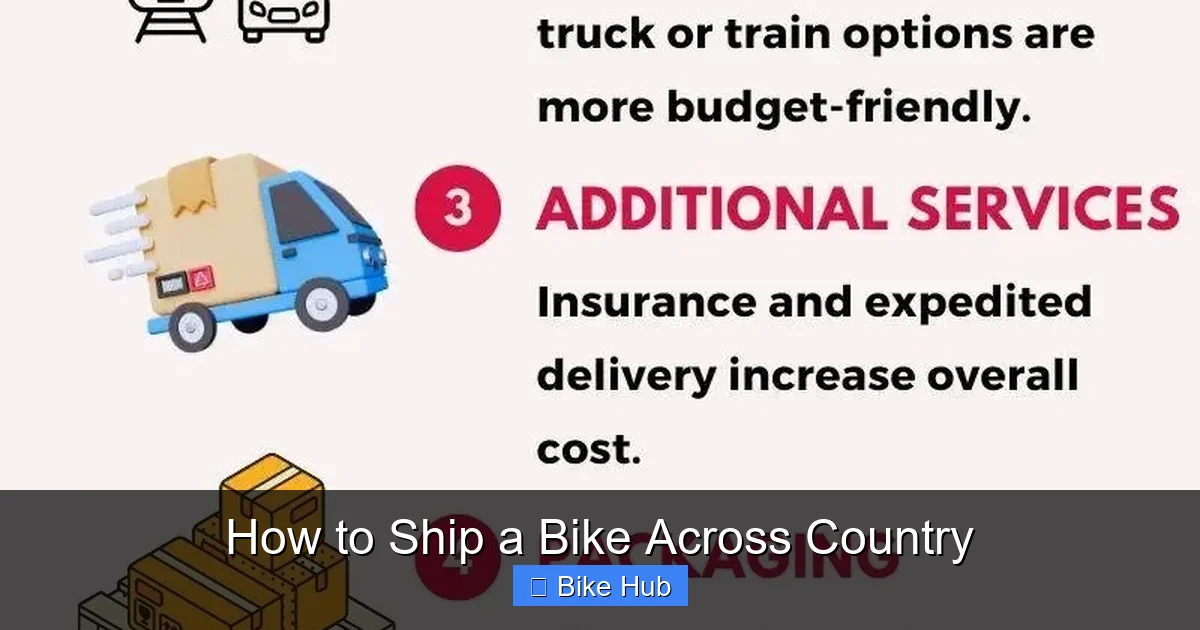 How to Ship a Bike Across Country