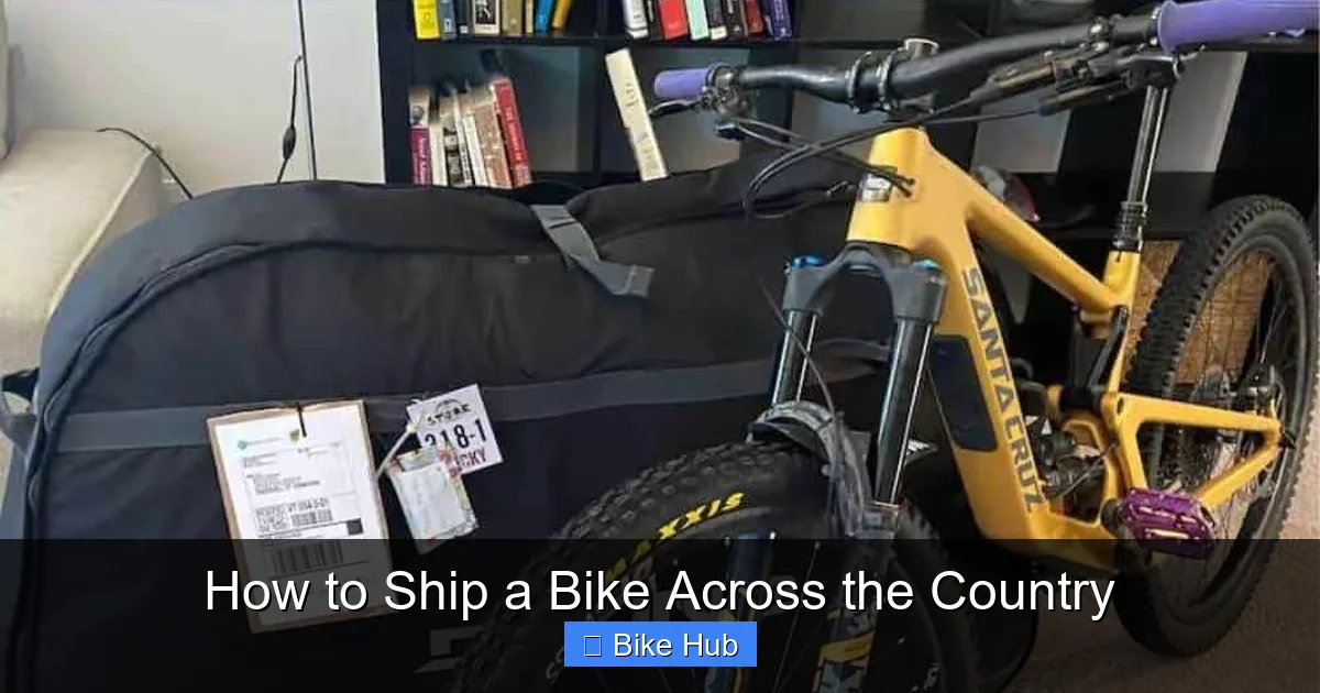 How to Ship a Bike Across the Country