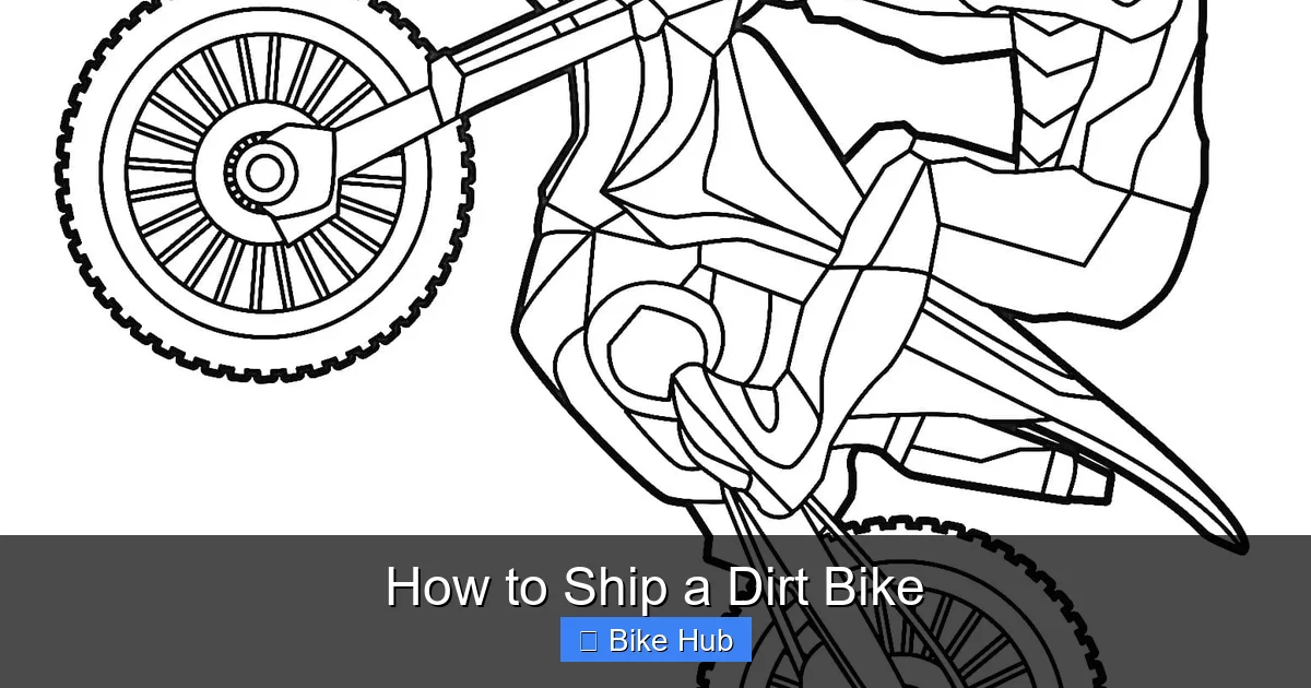 How to Ship a Dirt Bike