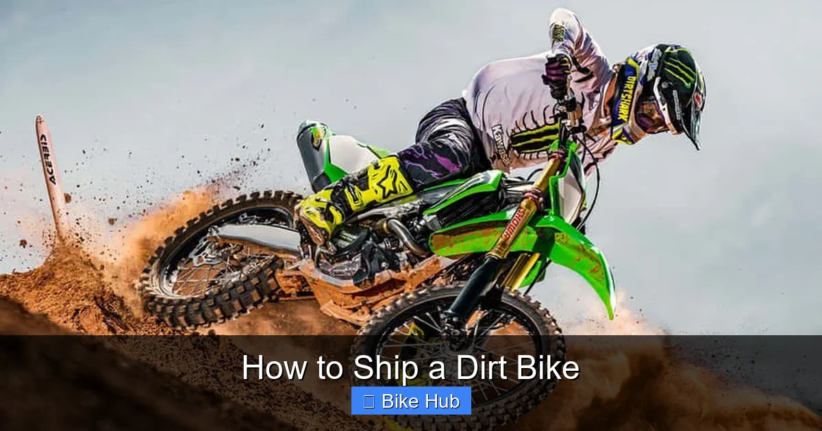 How to Ship a Dirt Bike