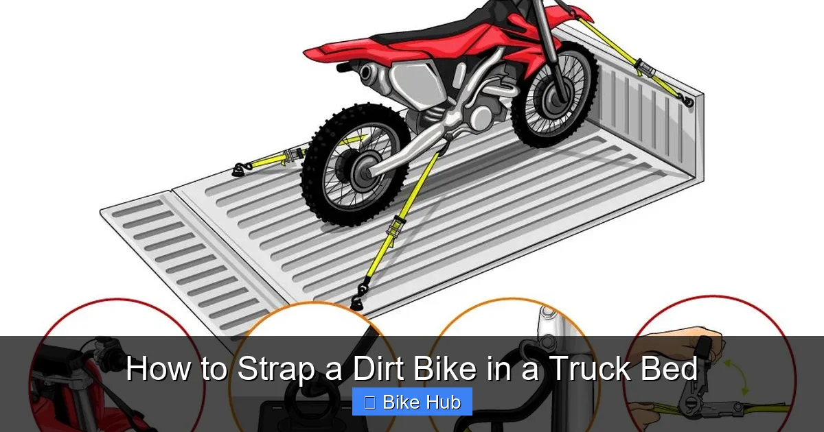 How to Strap a Dirt Bike in a Truck Bed