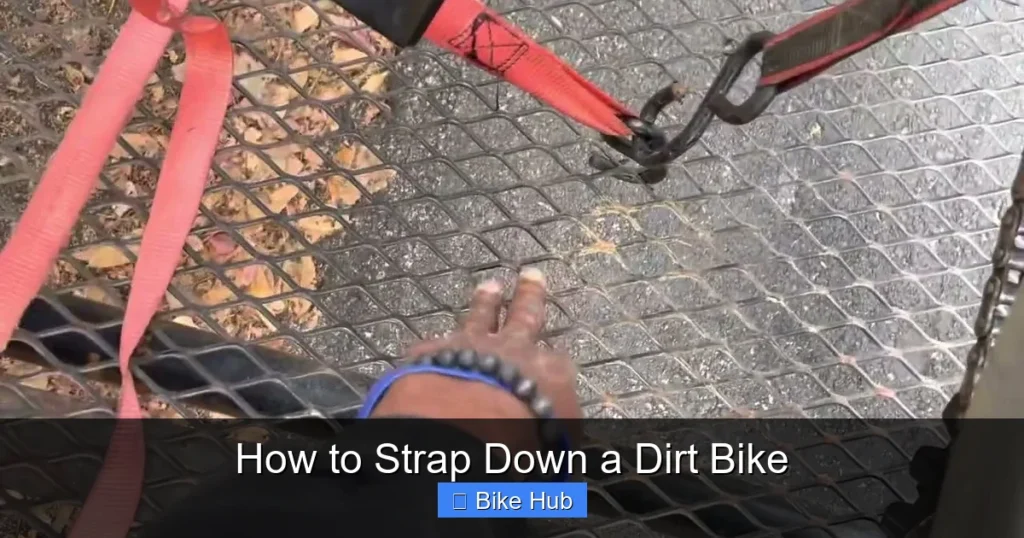 How to Strap Down a Dirt Bike