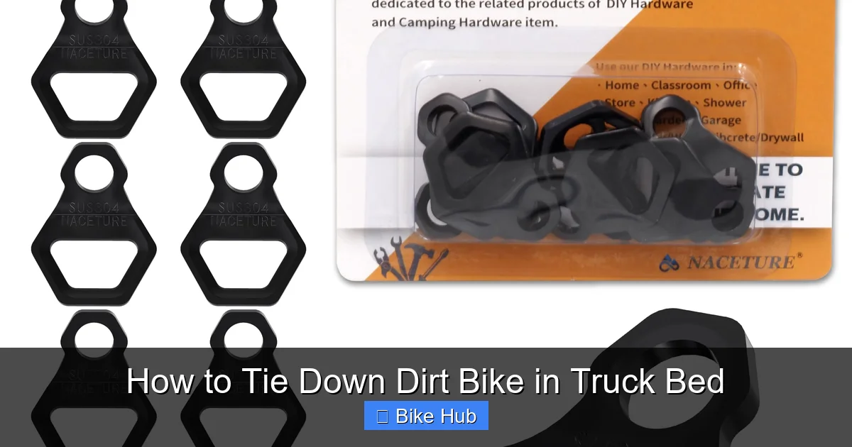How to Tie Down Dirt Bike in Truck Bed