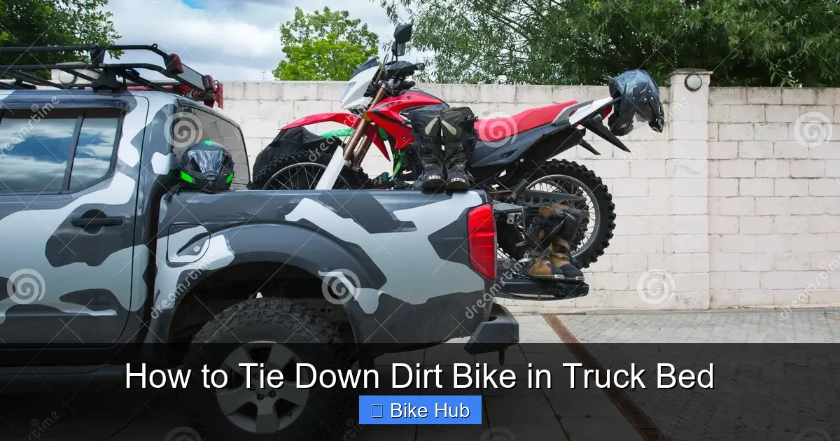 How to Tie Down Dirt Bike in Truck Bed