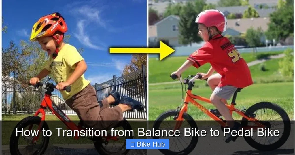 How to Transition from Balance Bike to Pedal Bike