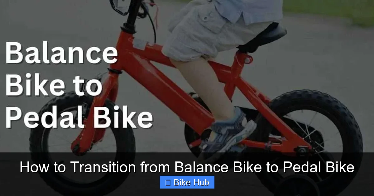How to Transition from Balance Bike to Pedal Bike