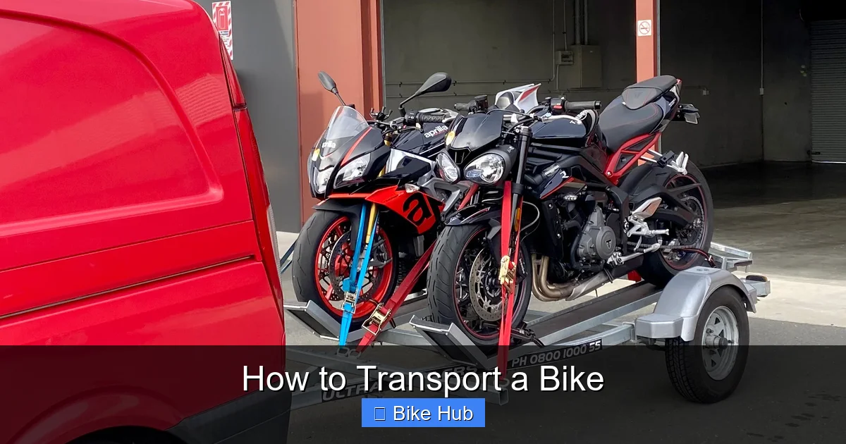 How to Transport a Bike