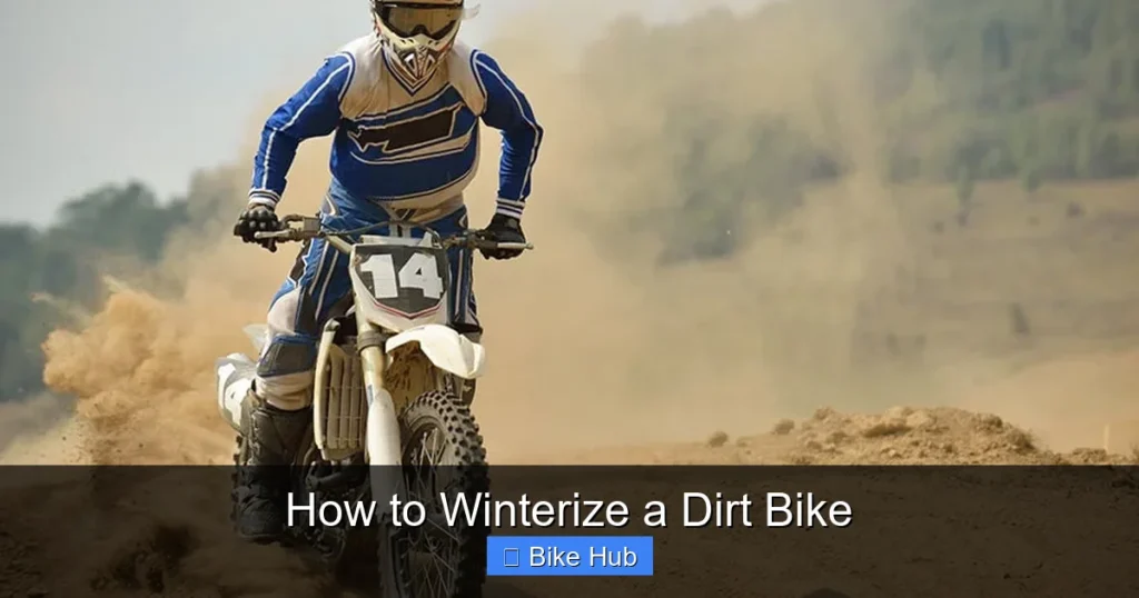 How to Winterize a Dirt Bike