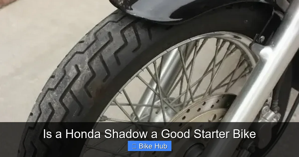Is a Honda Shadow a Good Starter Bike