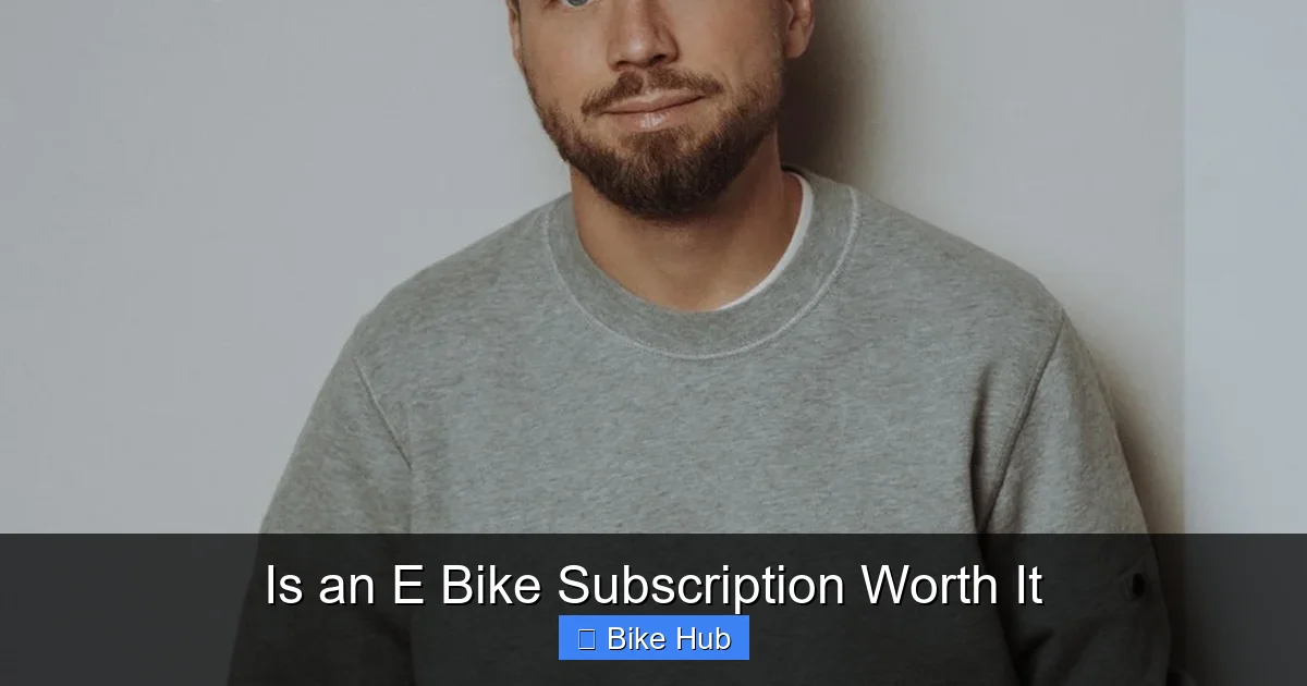 Is an E Bike Subscription Worth It