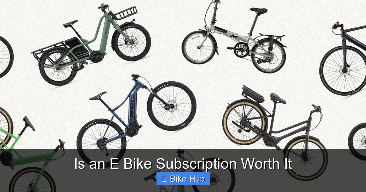 Is an E Bike Subscription Worth It