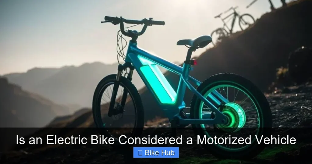 Is an Electric Bike Considered a Motorized Vehicle