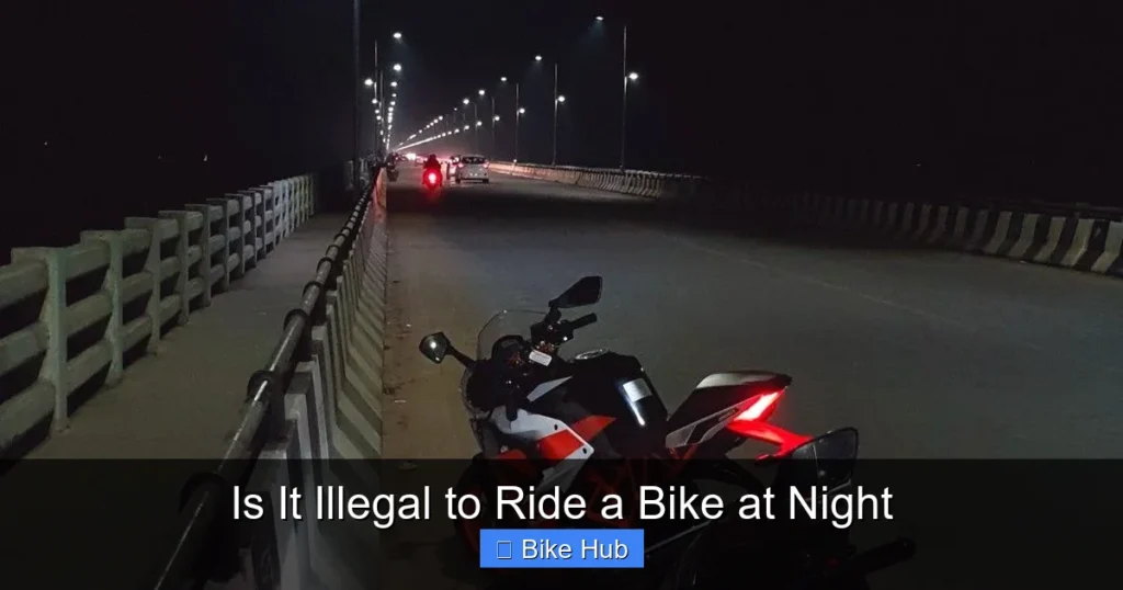 Is It Illegal to Ride a Bike at Night