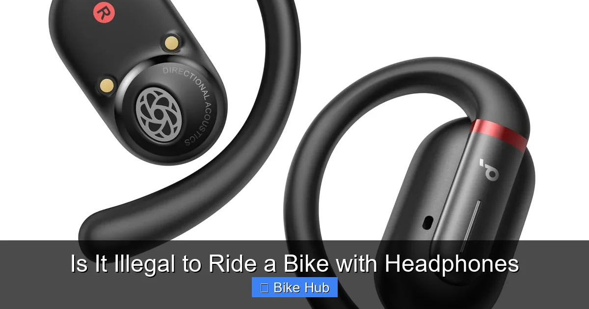 Is It Illegal to Ride a Bike with Headphones