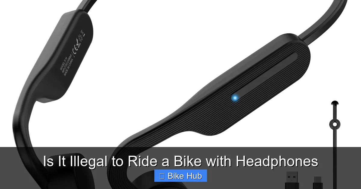 Is It Illegal to Ride a Bike with Headphones