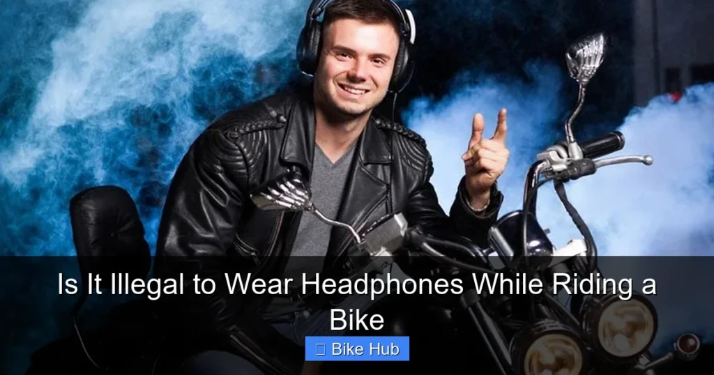 Is It Illegal to Wear Headphones While Riding a Bike