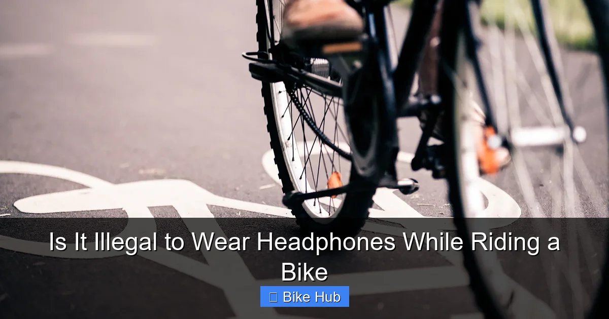 Is It Illegal to Wear Headphones While Riding a Bike