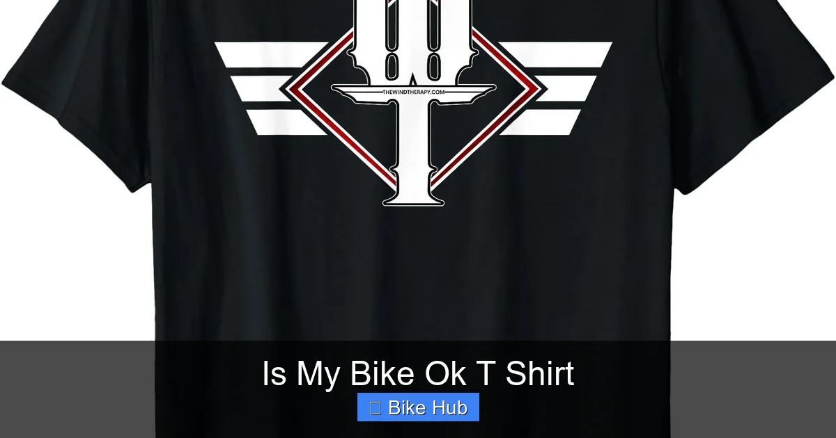Is My Bike Ok T Shirt