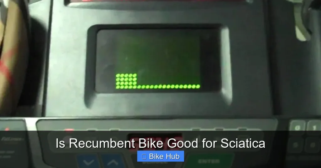 Is Recumbent Bike Good for Sciatica