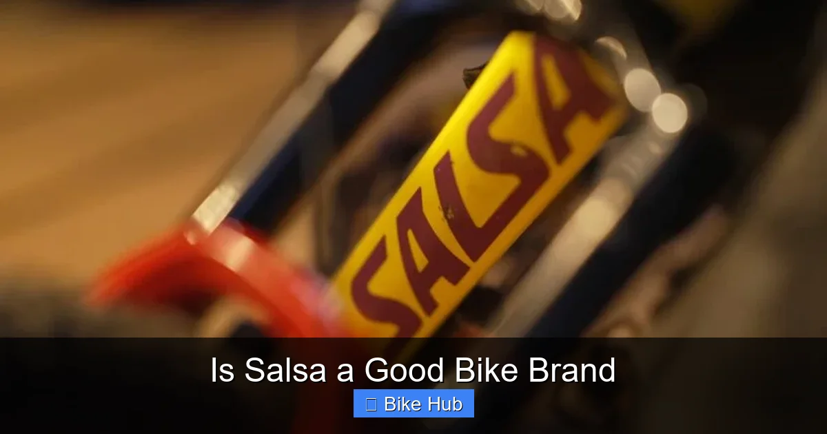 Is Salsa a Good Bike Brand