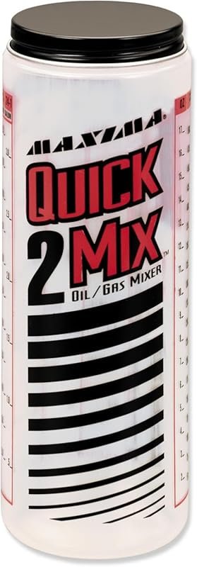 Maxima Quick-2-Mix Oil/Gas Ratio Mixing Bottle – 20 oz Capacity for Ea