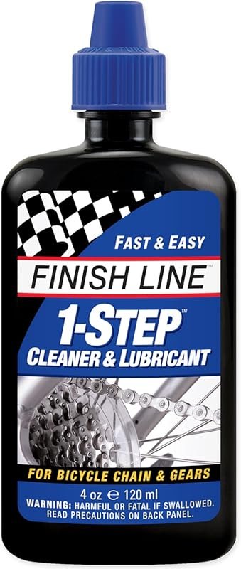 Finish Line 1-Step Bicycle Chain Cleaner & Lubricant for Smooth, Quiet