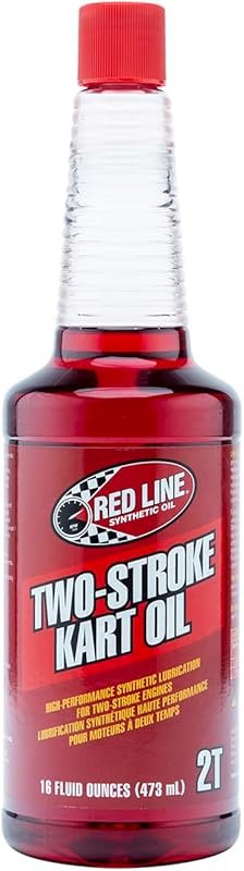 Red Line Synthetic Two-Stroke Kart Oil, 16 Ounces