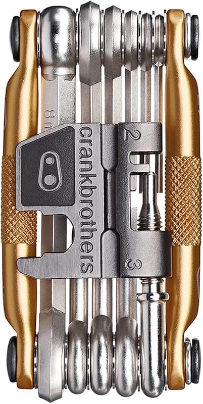 Crankbrothers M17 Multitool Gold - Essential Bicycle Repair and Mainte