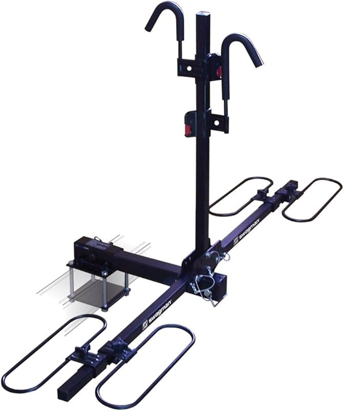 Swagman TRAVELER XC2 RV-Approved Black Hitch-Mount Bicycle Carrier