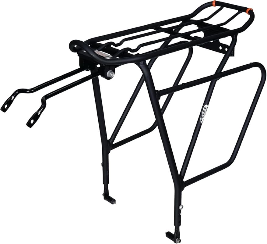 Ibera Bicycle Touring Carrier Plus+ – Frame-Mounted Rack for Fat Tire 