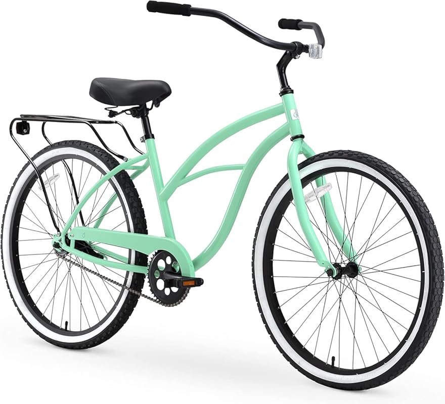 sixthreezero Women's Around The Block Beach Cruiser Bike with Comforta