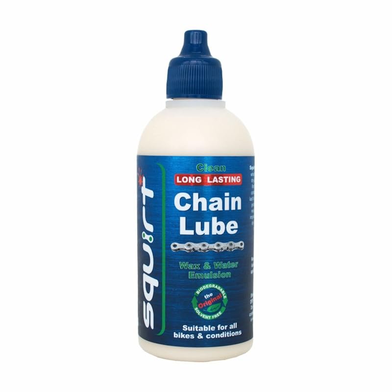 Squirt Bike Chain Lube: Long-Lasting, All-Weather Dry Lube to Reduce N