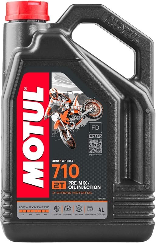 Motul 710 2T Full Synthetic Premix 2-Stroke Oil – High-Performance Lub