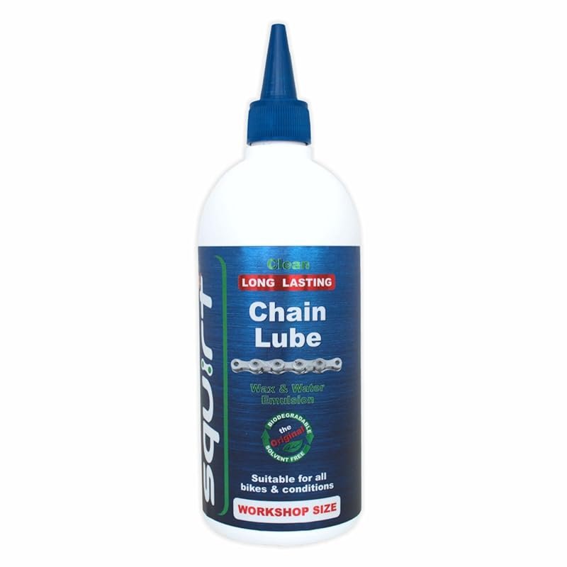Long-lasting all-weather dry chain lube for bike chains – reduces nois