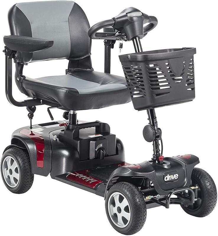 Drive Medical Phoenix LT 4-Wheel Mobility Scooter, 350lb Capacity, New